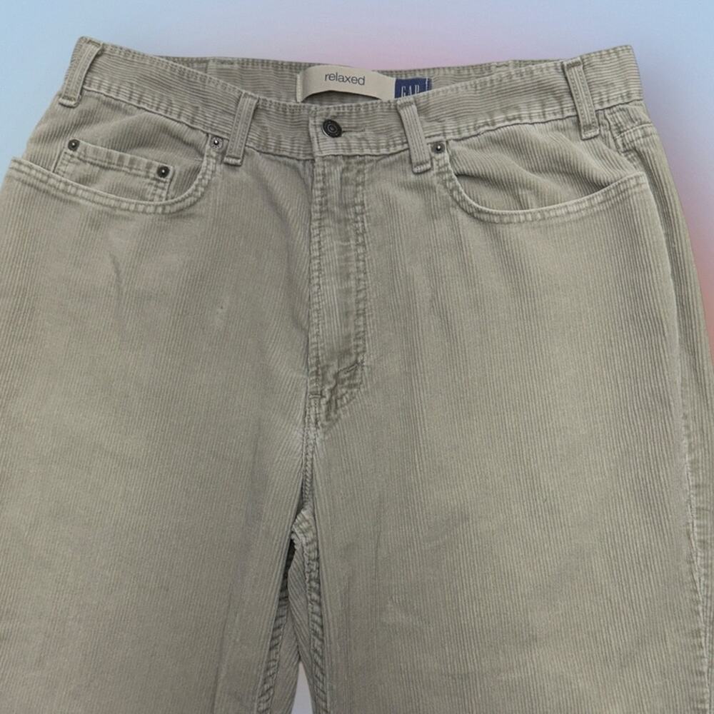 GAP Men’s 36 x 32 Khaki Corduroy Jeans